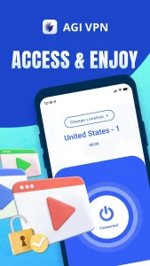 اتصال به سرور های خارجی فیلتر شکن AGI VPN