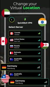 دانلود فیلتر شکن تلگرام Quick Bolt VPN