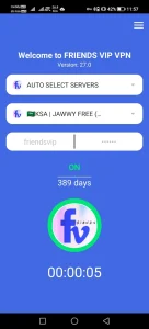 اتصال به وی پی ان نامحدود Friends VIP VPN