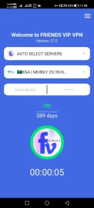 اتصال به وی پی ان نامحدود Friends VIP VPN