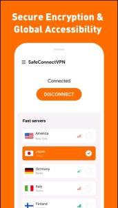 دانلود بهترین وی پی ان برای همراه اول SafeConnect VPN