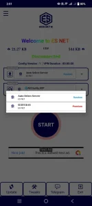 اتصال به وی پی ان سریع و رایگان ES NET VPN در اندروید