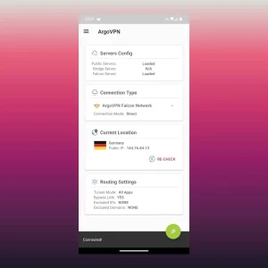 فعال سازی وی پی ان آرگو ArgoVPN در گوشی + لینک دانلود