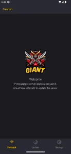 اتصال به وی پی ان برتر GiantVPN در اندروید