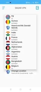 دانلود فیلتر شکن تازه اندروید Saqar VPN