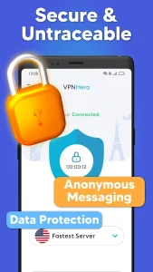 فیلتر شکن برای اندروید پایین VPN Hero