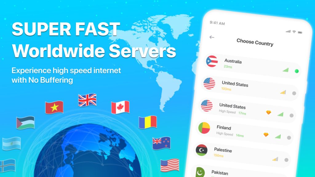 فیلتر شکن نامحدود و پرسرعت Fast VPN Ultra