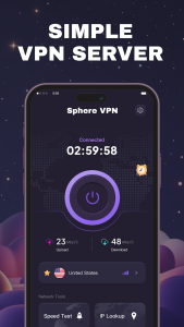 وی پی ان فعال اینستاگرام برای اندروید Sphere VPN