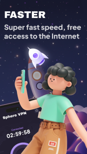 وی پی ان فعال اینستاگرام برای اندروید Sphere VPN