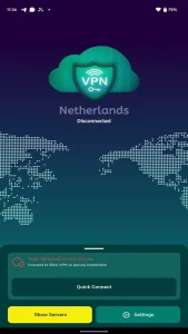 فیلترشکن پرسرعت و قوی جدید اندروید SlickVPN مخصوص پیام رسان