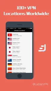 فیلتر شکن صددرصد تضمینی رایگان LadderVPN نسخه اندروید و IOS