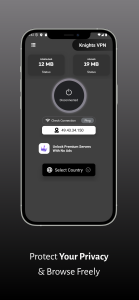 وی پی ان فعال برای آیفون Knights VPN دانلود مستقیم APK
