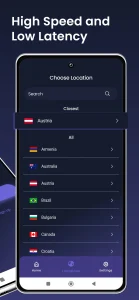 فیلتر شکن پرسرعت دانلود از بازار IP Safe VPN برای موبایل سامسونگ