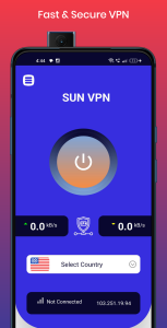 باز کردن یوتیوب با سان وی پی ان Sun VPN نسخه 2025