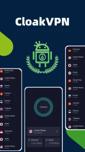 ورژن نهایی و کم حجم برنامه CloakVPN مخصوص بازکردن کنوا