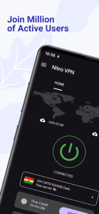 Nitro VPN برای اینترنت خانگی