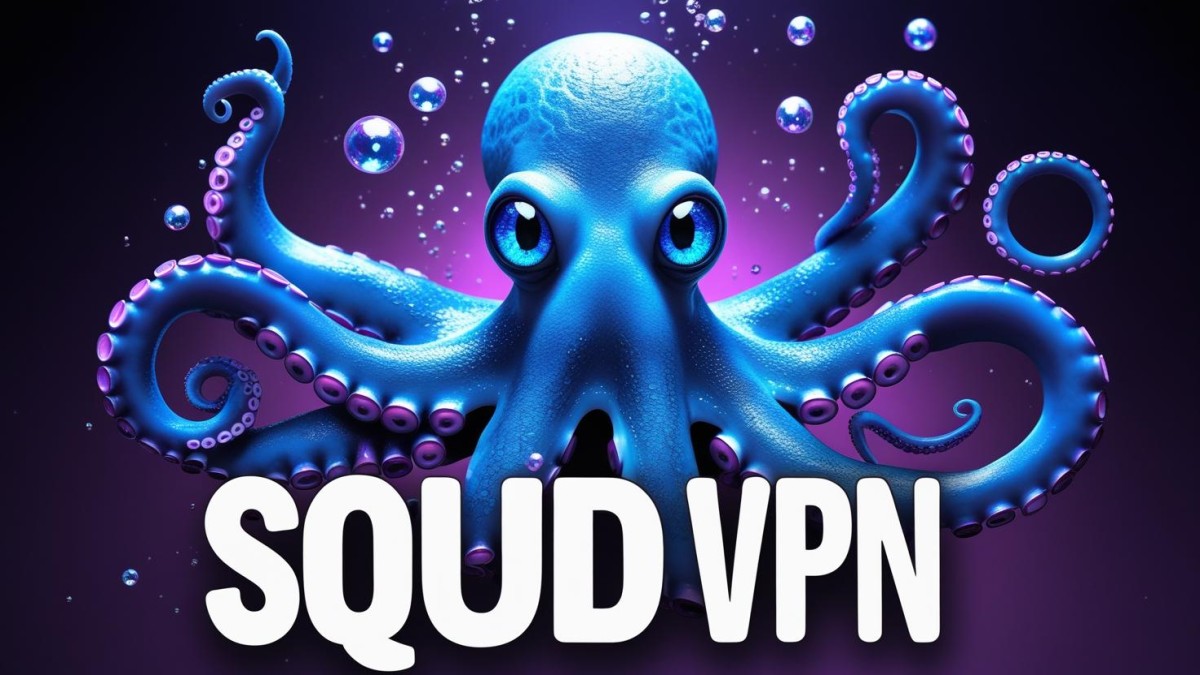 مسیر آزاد کن دیجیتالی Squid VPN قوی و جدید