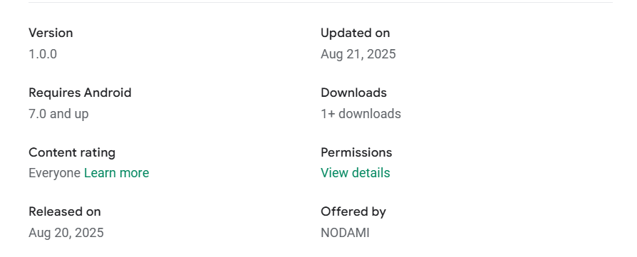NODAMI VPN 