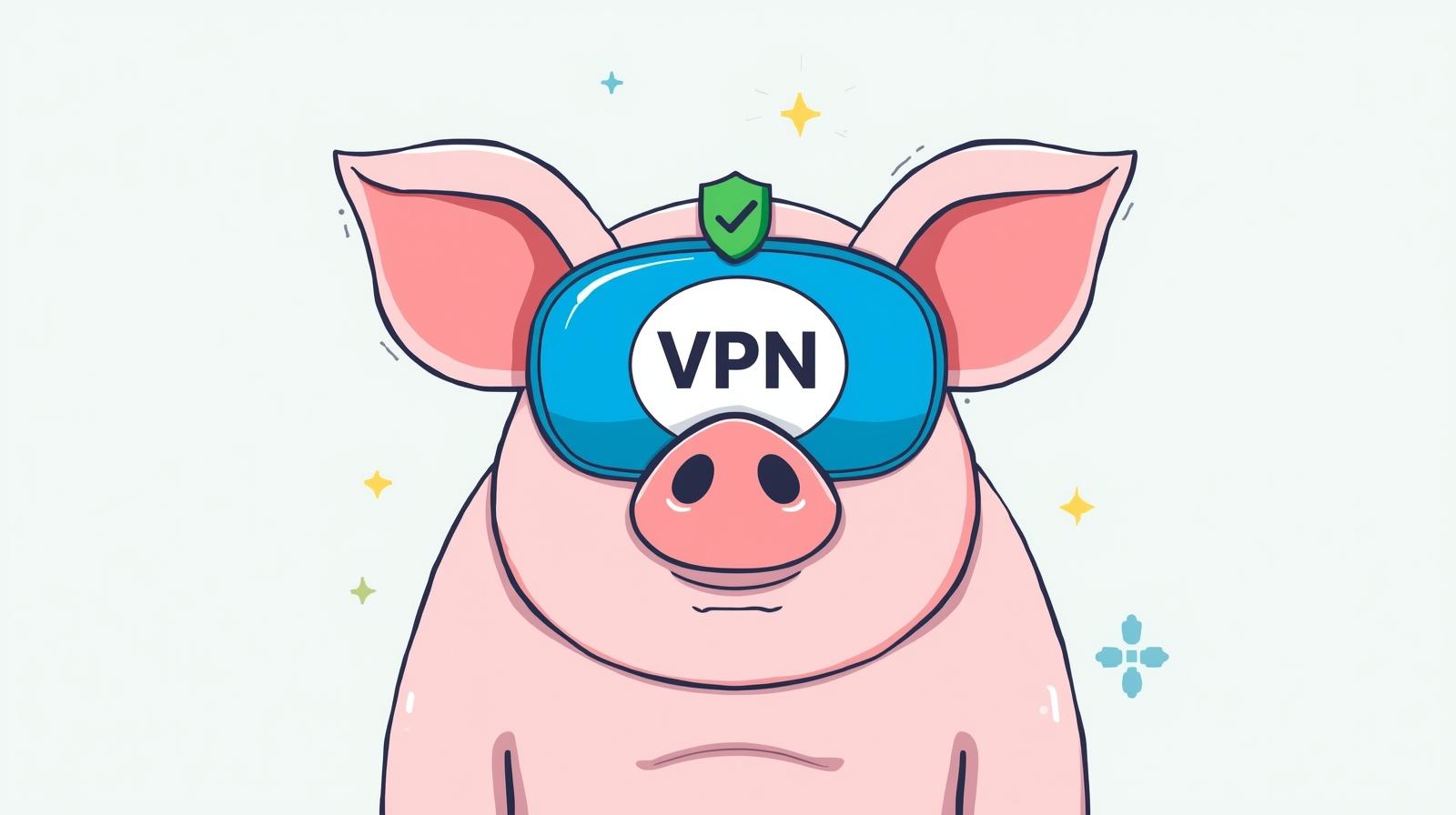 برنامه همیشه آنلاین Pig VPN مخصوص کلاب هاوس