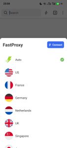 برنامه پروکسی و مرورگر بدون محدودیت FastProxy Browser 